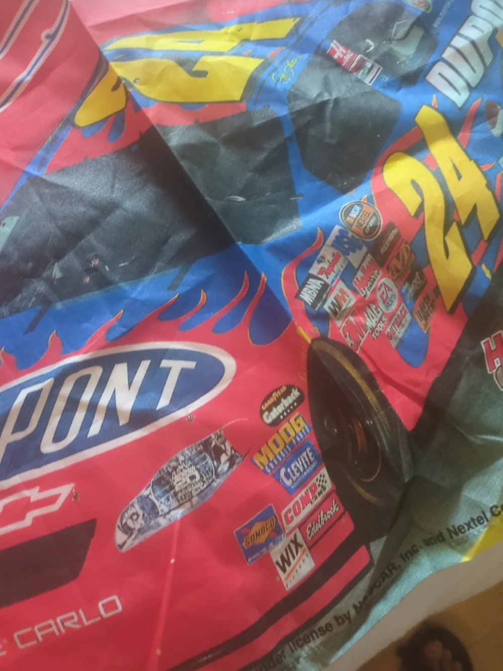 Two Jeff Gordon NASCAR Racing Flag - Multicolor 2004